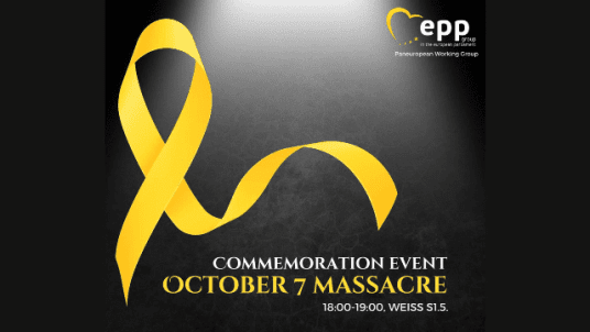 EP : Commemoration Event on the Anniversary of the massacre against Israel – 7 October 2024