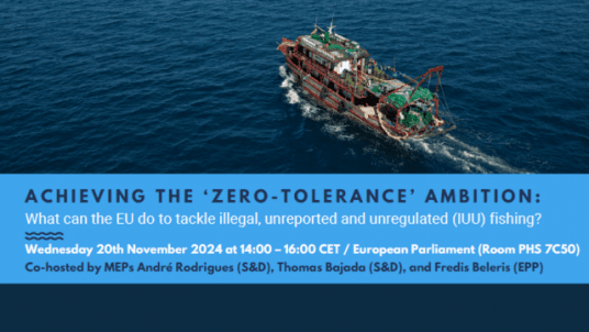 EP - Achieving the zero-tolerance ambition: What can the EU do to tackle illegal, unreported and unregulated (IUU) fishing?